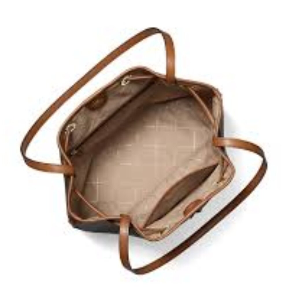 NWT ✅ Michael Kors AVERY Medium Signature Logo Bucket Messenger Bag ✨NWT - Picture 8 of 14